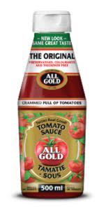 All Gold Tomato Sauce Squeeze 500ml