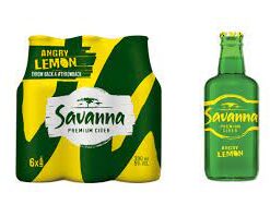 Savanna Angry Lemon 6 Pack 330ml