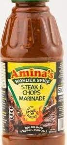 Amina's Wonder Spice Marinade & Sauce - Steak & Chops 500ml