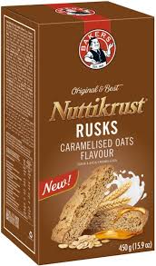 Bakers RUSKS Nuttikrust 450g