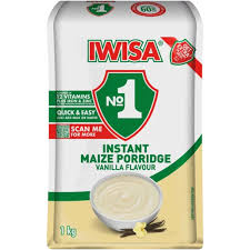 Iwisa Instant Porridge Vanilla 1kg Bag